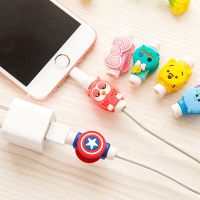 Cartoon Mobile Phone Data Line Protector USB Charging Disconnection Protection Cable Winder