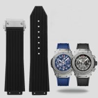 ✷✗ สายนาฬิกายางสำหรับ HUBLOT BIG BANG สายนาฬิกาผู้ชายนาฬิกาซิลิโคนอ่อนนุ่มกันน้ำและกันเหงื่อ 26-19 มม.