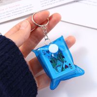 Portable Mini Playing Cards Poker Keychain Small Board Game Key Chain 4*3cm Random Color Playing Game Creative Child Gift
