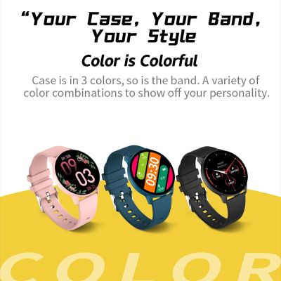 ZZOOI MX1 Smart Watch 1.28 Custom Dial Blood Pressure Heart Rate Monitoring Incoming Call Information Reminder Sports Bracelet
