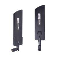 2PCS WIFI Antenna 5G/3G/4G/GSM Full Band Glue Stick Omni Wireless Smart Meter Router Module Gain Black SMA Male