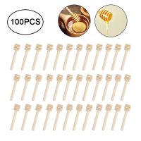 10/50/100Pcs Wooden Stirrers Honey Dipper Wood Honey Spoon Stick For Honey Jar Stick Collect Dispense Honey Stirring Tools 70