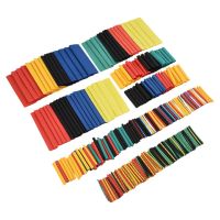 328pcs Heat Shrink Tube Thermoresistant Heat-shrink Tubing Wrapping Kit 2:1Electrical Connection Wire Cable Insulation Sleeving Electrical Circuitry P