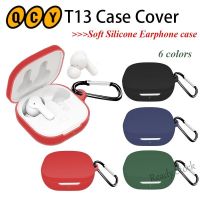 【hot sale】 ♣ C02 Silicone Earphone Case for QCY T13/HT05 Bluetooth Wireless Earbuds Case Soft TPU Protective Earphone Cover Soft Shell Earphone Accessories