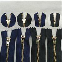 7.5Cm-15 Cm 3 # 5/10Pcs Brass Closed Tail Spring Head Denim Casual Pants Placket Copper Zipper Door Hardware Locks Fabric Material