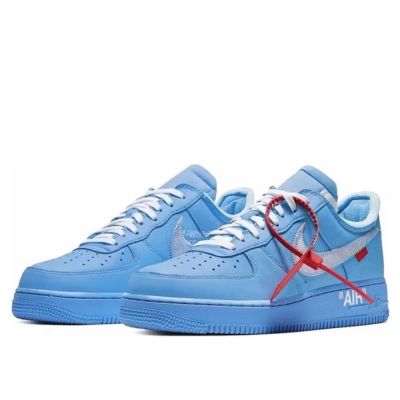 [HOT] Original✅ NK* O- W- x A F 1 Low M- C- A- Blue Fashion Men And Women Sports Sneakers Couple Skateboard Shoes {Limited time offer}