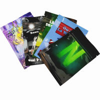 100 pcs 7x10cm 2g Mylar Aluminum Foil Plastic Storage Bags Ziplock Waterproof Reflective Thick Bean Package Bag Pouch Baggies