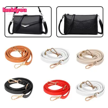 1.2CM Wide Thin PU Leather Bag Strap Replacement Belt Long