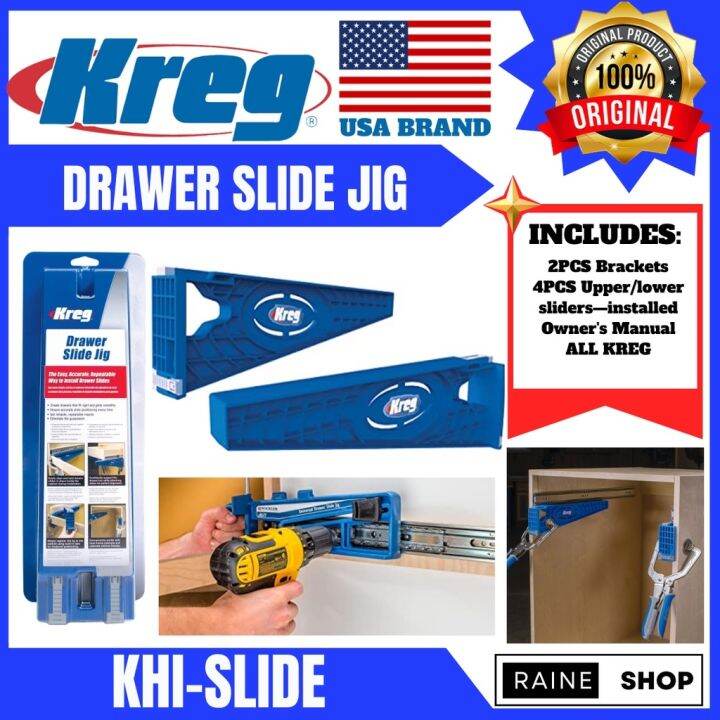 Kreg Drawer Slide Jig KHISLiDE Lazada PH