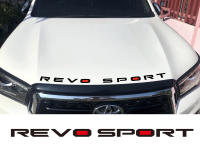 ตัวอักษร TOYOTA REVO SPORT สีดำ