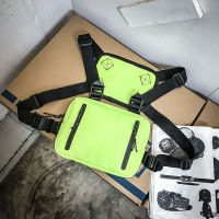 Streetwear Graffiti Men Bag Tactical Vest Hip Hop Unisex Cross Body Chest Bags Packs 2020 Fashion Punck Chest Rig Vest Waist Bag