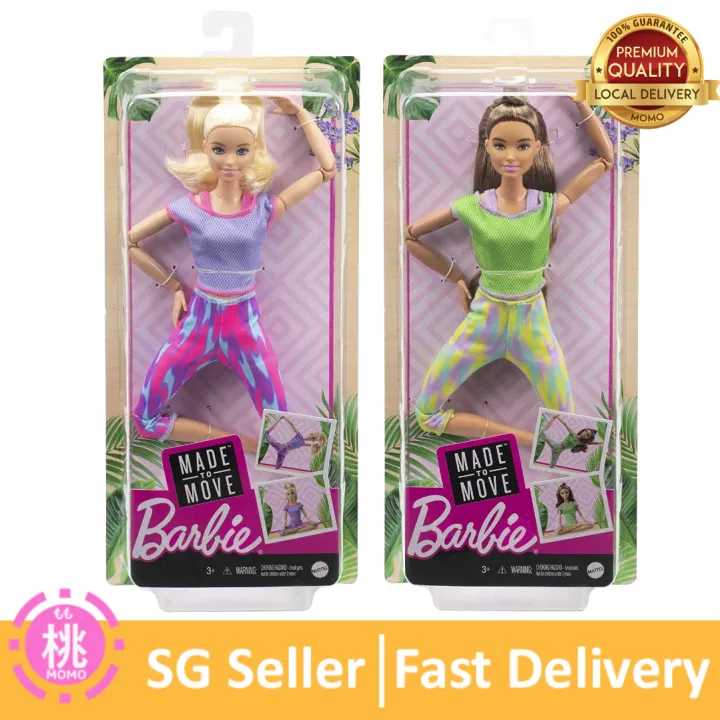 barbie made to move with fashion accessories