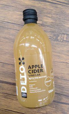 ออร์แกนิค น้ำส้มสายชูหมักจากแอปเปิ้ล Deto Andrea Milano - Italian Organic Apple Cider Vinegar 500 ml. (Glass Bottle) Organic Raw Unfiltered Unpasteurized Apple Cider Vinegar with The Mother -  Italy #Since 1889 #Unfiltered #Unpasteurized #Raw#Gluten free