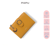 Ví nữ mini cầm tay cao cấp PaPu VN16 nhiều ngăn đựng tiền thẻ ,mẫu mới 2021