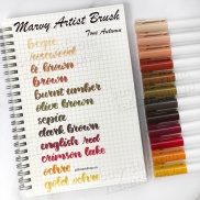 THEARTSHOP Bút đầu cọ thư pháp màu nước MARVY Artist Brush - Autumn series