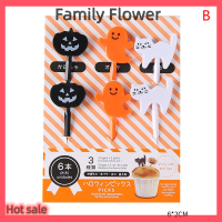 Family Flower Flash Sale มินิสัตว์การ์ตูนผลไม้ส้อมเด็กขนมเค้กขนมอาหารส้อมผลไม้