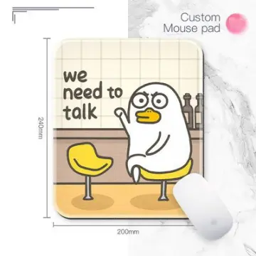 Mouse pad anime hình chibi vịt sẽ làm bạn hưng phấn và tinh tế hơn khi làm việc và chơi game!