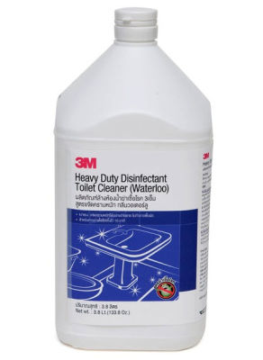 3M Heavy Duty Disinfectant Toilet Cleaner Waterloo 3.8L - ผลิตภัณฑ์ล้างห้องน้ำฆ่าเชื้อโรค 3เอ็ม สูตรขจัดคราบหนัก กลิ่นวอเตอร์ลู