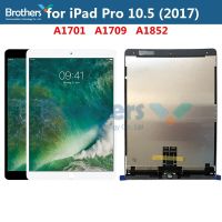 สำหรับ Ipad Pro หน้าจอ10.5นิ้ว2017 A1709 A1701หน้าจอ LCD จอแอลซีดีประกอบแท็บเล็ตเครื่องอ่านพิกัดแผงจอสัมผัสทดสอบด้านบน