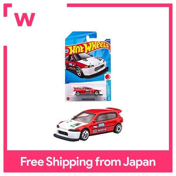 Hot Wheels Basic Car Honda Civic Custom [Age 3] HHF74 Red 1/64 Lazada
