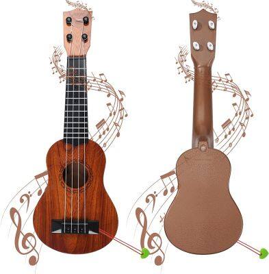 17in Kids Ukulele Guitar 4 Strings Mini Guitar Children Musical Instrument Educational Toys with Picks for Toddler Kids Beginner