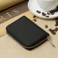 ✤✗♘ Short Mini Wallet Mens Card Bag Zipper Handle Wallet Coin Bag