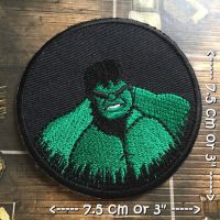 The Hulk ตัวรีดติดเสื้อ อาร์มรีด อาร์มปัก ตกแต่งเสื้อผ้า หมวก กระเป๋า แจ๊คเก็ตยีนส์ Movie Embroidered Iron on Patch