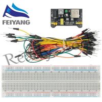 【Ready Stock】 ✎ B40 MB102 Solderless Mini Medium Large Breadboard 170 400 830 Holes Dupont Jumper Wire EE Components Experiment Donut Board