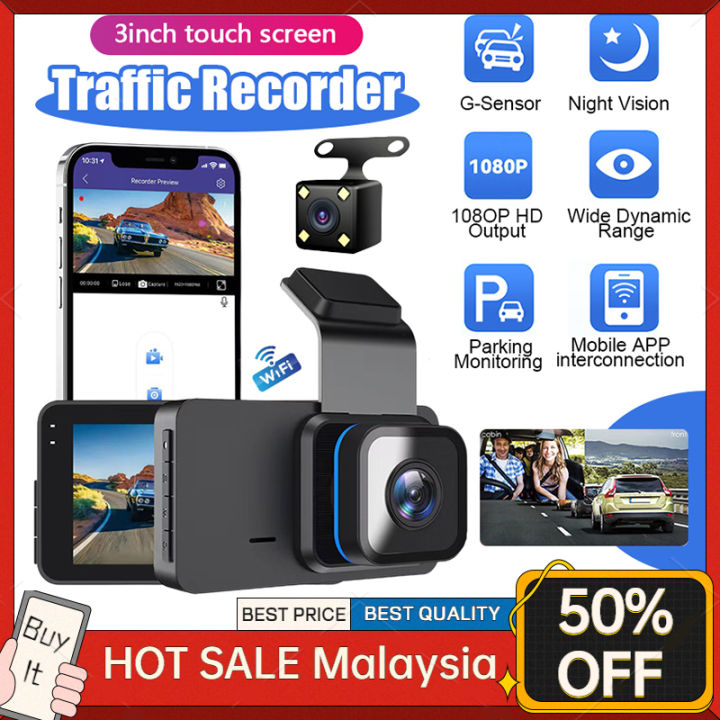 Hot Sale Dashcam 3 Inch Camera Recording HD 1080P Car Dash