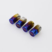 Jntitanti  Gr5 titanium Car Tire Valve Stem Cover (4pcs) Auto Spare Part Tire valve cap valve stem cap Nails  Screws Fasteners