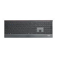 New Rapoo E9500G Multi-Media 4.5mm Ultra-Slim Wireless Keyboard for Laptops Desktops PC with 4 Devices Connect