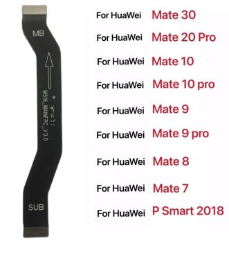 อะไหล่ตัวเชื่อมต่อเมนบอร์ดแบบงอหลักใหม่เหมาะสำหรับ Huawei Mate 30 20 10 9 8 7 Pro Lite P สมาร์ทพลัส2019 2018โทรศัพท์
