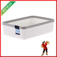 ตะกร้าผ้าเหลี่ยม IN SPACE HH-1087(XS)ขาวRECTANGULAR BASKET IN SPACE HH-1087(XS) WHITE **ราคาดีที่สุด**