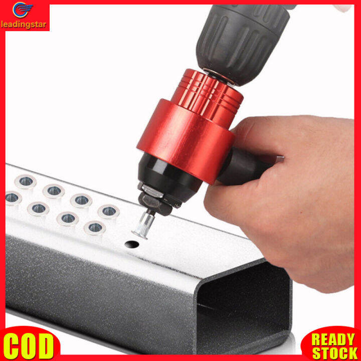 leadingstar-rc-authentic-m3-m8-electric-rivet-gun-drill-bit-with-adapter-insert-nut-pull-riveting-tool-for-electric-drill-hand-wrench