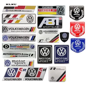 2021 New Letters Emblem Badge For Vw Polo Car Refitted Middle Trunk Sticker  Logo Accessory For Volkswagen Glossy Matte Black - Emblems - AliExpress