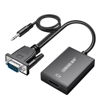 2023 磊邦 vga ไปเลย hdmi แล็ปท็อปคอมพิวเตอร์แม่พร้อมการฉายทีวี vgi อะแดปเตอร์ vja ตัวแปลงสาย HD