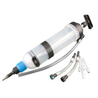 1.5L Car Hand-Operated Oil Extractor Filling Cylinder Transfer Liquids Extraction Pump Fluids Delivery Tool Kit