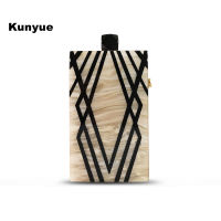 Brand Designer New Fashion Handbag Luxury Women Acrylic Evening Bag Elegant Lady Unique Striped Clutch Purse Vertical Party Prom