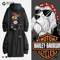 High quality stock Harley-davidson Motorcycle Retro Jacket IRON883/1200 STREET750 DYNA Fat bob 114 FORTY-EIGHT street bob BREAKOUT LOW RIDER ROAD KING GLIDE SOFTAIL STANDARD riding suit assault jacket hooded windbreaker