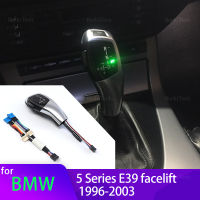 Plug &amp; Play LED จับเกียร์ Shift Knob Lever Stick Head สำหรับ BMW 5 Series 520i 523i 525i 528i E39 Facelift 1996-2003