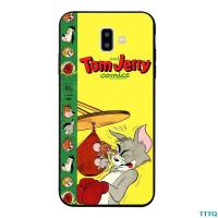 Ttq เคสน่ารักสำหรับ Samsung Galaxy J6 HTOMJ ซิลิคอนนุ่มรูปแบบเคสโทรศัพท์เคส TPU