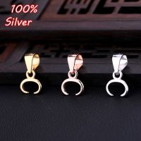 【CW】 925 Sterling Buckle Pendants Clasps Bails Connectors  Beads Jewelry Making Accessories