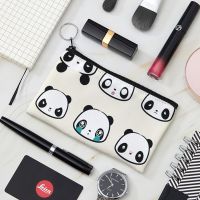 New Women Kids Canvas Coin Purse Lovely Panda Zipper Pouch Small Wallet Children Female Key Card Holder Mini Money Bag