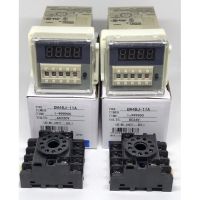 DH48J-11A 1-999900 11ขา เคาเตอร์นับจำนวน แบบดิจิตอล AC220V DC24V series  contact/sensor signal input digital counters ส่งทุกวัน