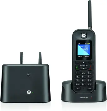2.4G Corded/Cordless Phone System with 1 Handset - Answering Machine, 3-Way  Conference, 300M Long Range, Wireless Telephone