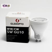 【☄New Arrival☄】 sdis shop Zigbee Gu10หรี่ไฟ W/cw หลอดไฟสปอตไลท์ Led 5W Zll แอพนำสมัยควบคุม Ac100-240v เย็นสีขาวและไฟ Led แสงสีขาวอุ่น