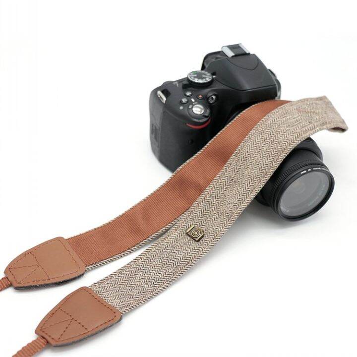 camera-shoulder-strap-universal-adjustable-cotton-leather-neck-belt-weave-holder-for-canon-sony-nikon-dslr-accessories-part