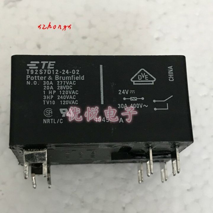 Limited Time Discounts New Bulk Tyco T92S7D12-24-02 24V 30A High Power Relay DC24V