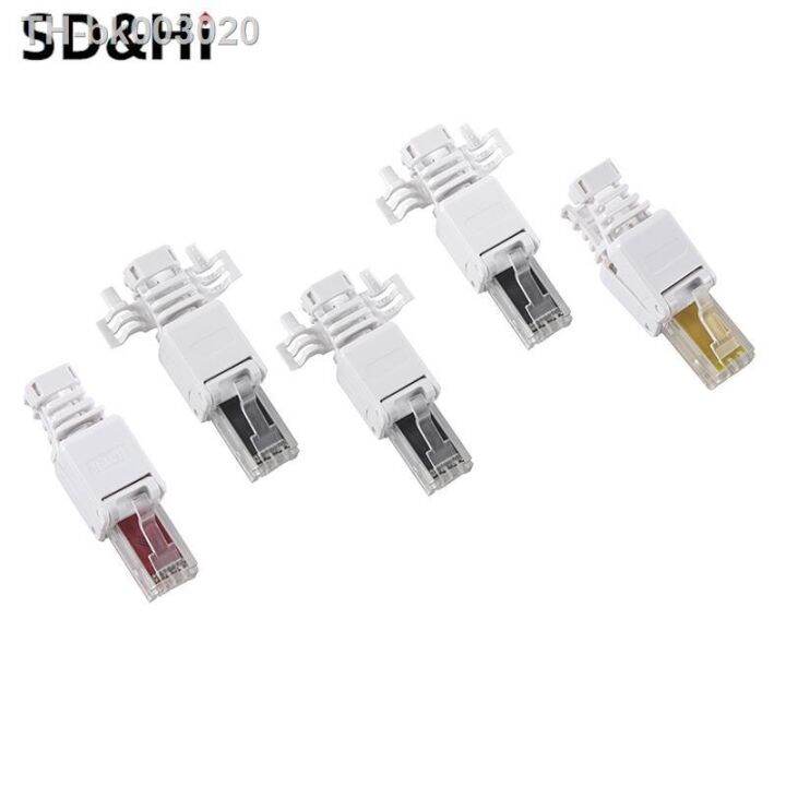 Rj45 Cat6 Cable Plugs Crimping Cat6 Rj45 Connector Tool Pc Hardware