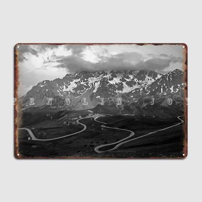 Col Du Galibier France Metal Sign Wall Plaque Kitchen Funny Cinema Living Room Tin Sign Poster